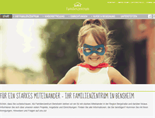 Tablet Screenshot of familienzentrum-bensheim.de